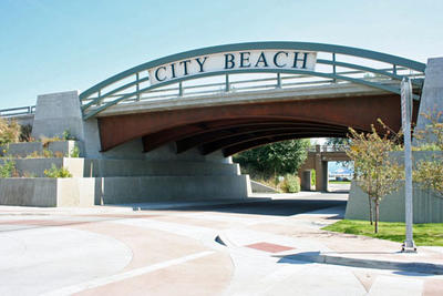 city_beach_entry_sign